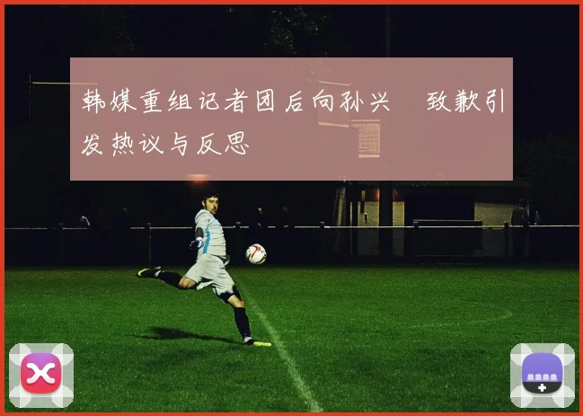 韩媒重组记者团后向孙兴慜致歉引发热议与反思
